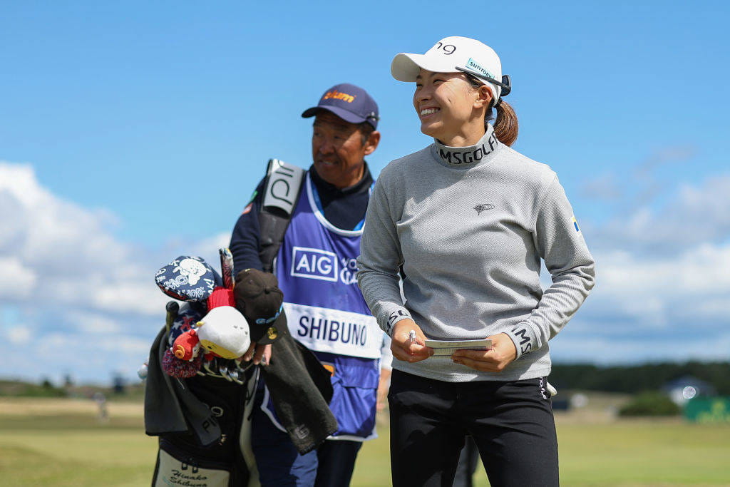 Shibuno surprises herself AIG Women's Open Muirfield 2022