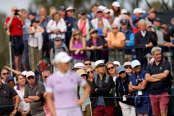 sachin and babi light blue dress Walton Heath Golf Club